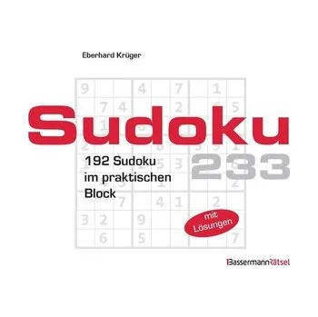 Sudokublock 233 (5 Exemplare à 2,99 EUR) - Krüger, Eberhard