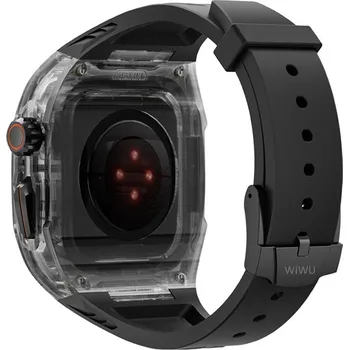 Chytré hodinky WiWU - Řemínek na chytré hodinky Wi-WB014 2v1 Armor Watch Band 49mm - černý