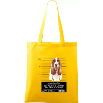 Baset - lump a darebák - Taška bavlněná - 42 x 38 cm ( Žlutá )