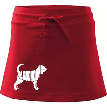 Dámská sukně Bloodhound nápis v těle - Sportovní sukně - two in one - XS ( Červená )