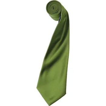 Kravata Premier Workwear Pánská saténová kravata PR750 Oasis Green -ca. Pantone 371 144 x 8,5 cm