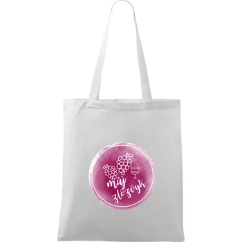 Nákupní taška Můj zlozvyk - Taška bavlněná - 42 x 38 cm ( Bílá )