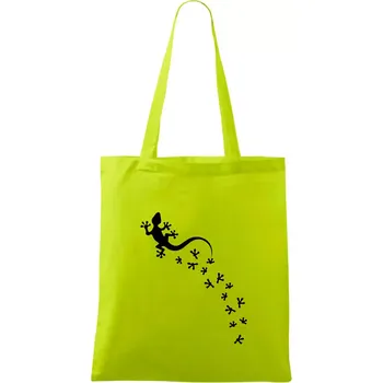 Geocaching Gekoni - Taška bavlněná - 42 x 38 cm ( Limetková )