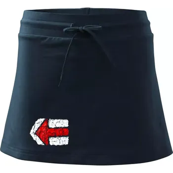 Dámská sukně Párová turistická značka červená - Sportovní sukně - two in one - XS ( Námořní modrá (velmi tmavá - téměř černá) )