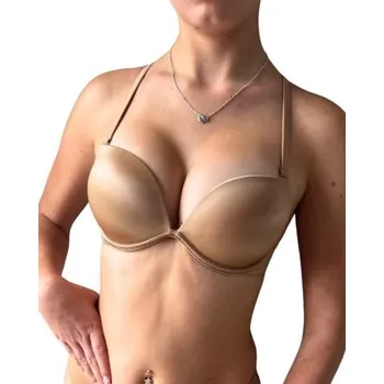 Podprsenka Dámská double push-up podprsenka Lormar DOUBLE bronze skin bronzová 70B