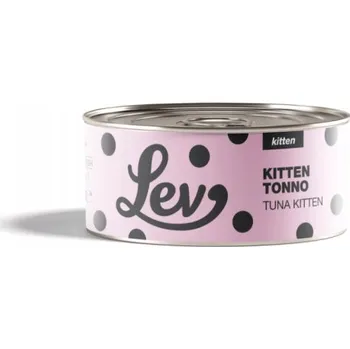Krmivo pro kočku Pro kočky Krmivo pro kočky LEV Cat 140g konzerva Kitten Tuna