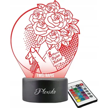 Lampička Plexido vícebarevná Noční lampa