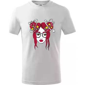 Chlapecké tričko Magická červenovláska (Pecka design) - Tričko dětské bavlněné - 98 cm / 2 roky ( Bílá )