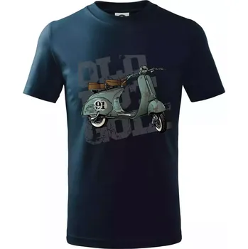 Chlapecké tričko Scooter olive - Tričko dětské bavlněné - 98 cm / 2 roky ( Námořní modrá (velmi tmavá - téměř černá) )