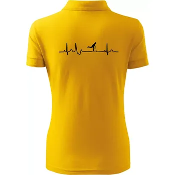 EKG koloběžky - Polokošile dámská Pique Polo - 2XL ( Žlutá )