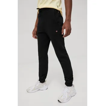 Pánské kalhoty Kalhoty Napapijri pánské, černá barva, hladké, M, 99X