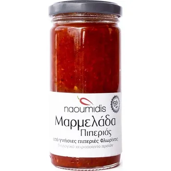 Naoumidis Piperia Florinis BIO džem z červené florina papriky 260g NAOUMIDIS
