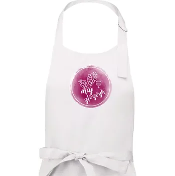 Kuchyňská zástěra Můj zlozvyk - Pánská zástěra na vaření - Univerzální velikost ( Bílá )