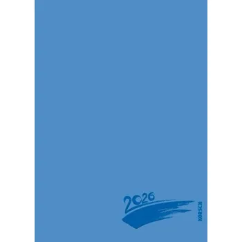 Foto-Malen-Basteln Bastelkalender A5 blau 2026 - Korsch Verlag