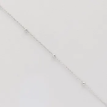 Náramek Stříbrný náramek na nohu