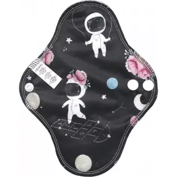 Menstruační vložka Breberky látková slipová vložka PUL - Valentina ve vesmíru
