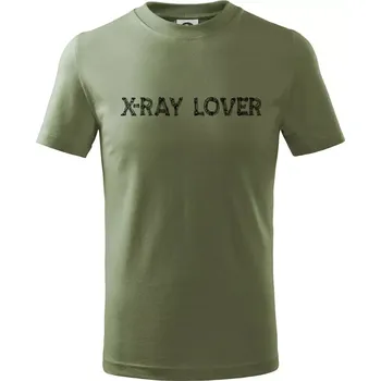 X-ray Lover - Tričko dětské bavlněné - 98 cm / 2 roky ( Khaki )