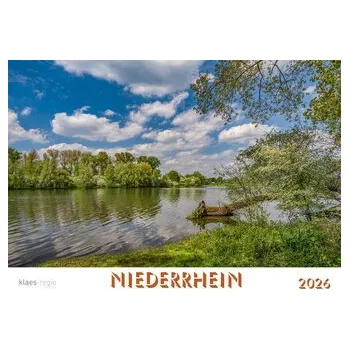 Cestování Niederrhein 2026 Bildkalender A4 Spiralbindung - Klaes, Holger