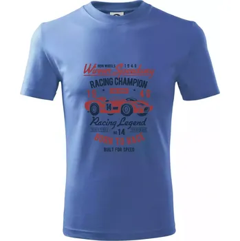 Chlapecké tričko Winner Speedway - Tričko dětské bavlněné - 98 cm / 2 roky ( Azurově modrá )