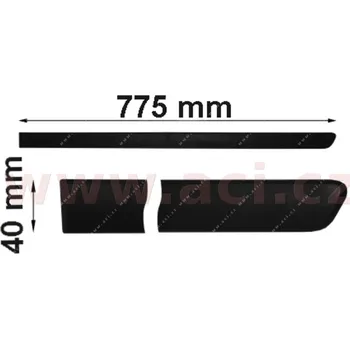 Lišta karosérie Boční obložení zadních dveří černé L
