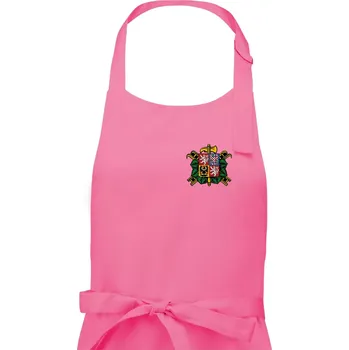 Kuchyňská zástěra Sbor dobrovolných hasičů - znak bez nápisu - Dámská zástěra na vaření - Univerzální velikost ( Růžová )