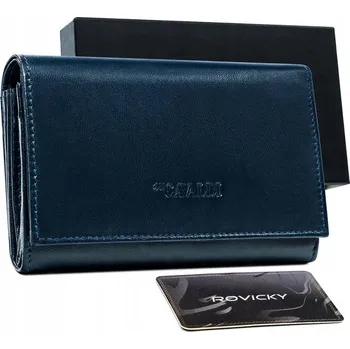 4U Cavaldi dámská peněženka z pravé kůže, modrá