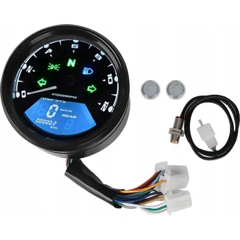 Hodiny UNIVERZÁLNÍ HODINY/TEPLOMĚR/VOLTMETR NA MOTORKU - DIGITÁLNÍ