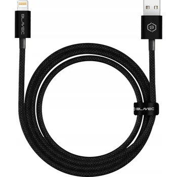 Datový kabel Kabel Blavec USB - Apple Lightning 1 m černý