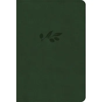 NASB Large Print Compact Reference Bible, Olive Leathertouch (Holman Bible Publishers)(Kniha)