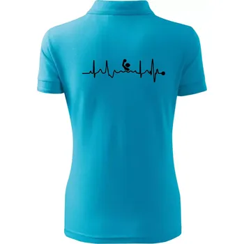 EKG vodní pólo - Polokošile dámská Pique Polo - XS ( Světlý tyrkys )