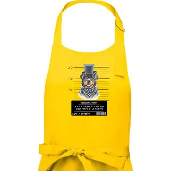 Kuchyňská zástěra Lump a darebák rotvajler - Dámská zástěra na vaření - Univerzální velikost ( Žlutá )