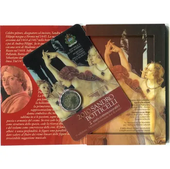 (2010) San Marino 2 € - Sandro Botticelli - mincovní karta