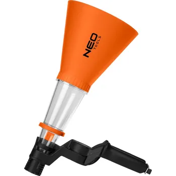 Kanystr NEO TOOLS Univerzální trychtýř 125 mm, s montážním držákem
