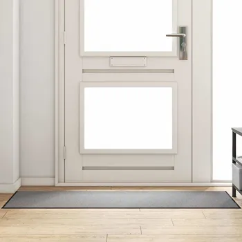 Rohožka Rohož Jiný Šedá a černá 60 x 180 cm Polypropylen a vinyl IM_4100771