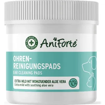 Kosmetika pro psa AniForte Tampóny na čištění uší psů a koček s aloe vera (100 ks)