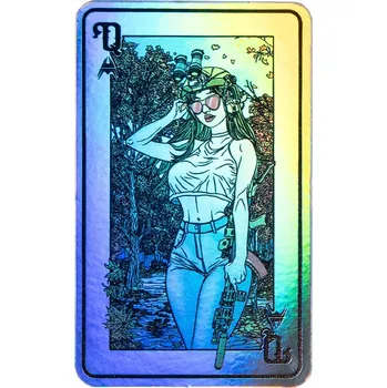 Samolepící dekorace ANAREUS ANAREUS samolepka Smrtící krásky (QUEEN) - Holografická