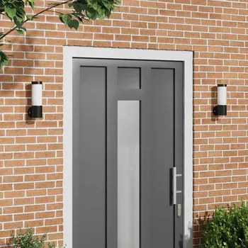 Venkovní osvětlení Venkovní nástěnné svítidlo 2 pcs Černá 12 x 8,5 x 27 cm IM_4005936