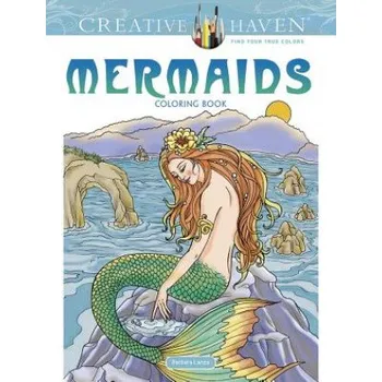 Cizojazyčná kniha Creative Haven Mermaids Coloring Book (Barbara Lanza)(Brožovaná)