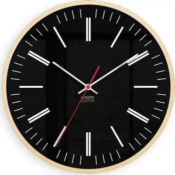 Hodiny Nástěnné hodiny Leoš černé