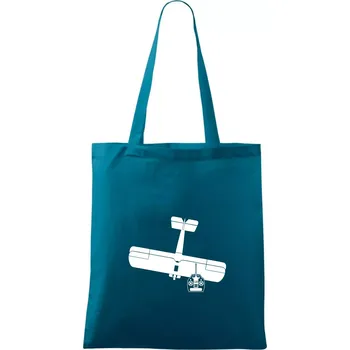 RC letadlo - Taška bavlněná - 42 x 38 cm ( Petrolejová )