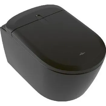 Bidet Villeroy & Boch ViClean - Elektronický bidet s keramikou, závěsný, DirectFlush, CeramicPlus, SoftClosing, černá V16EN2R7