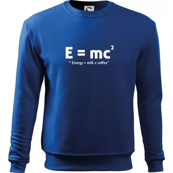 e = mc2 - coffee milk - Mikina Essential dětská - 158 cm/12 let ( Královská modrá )