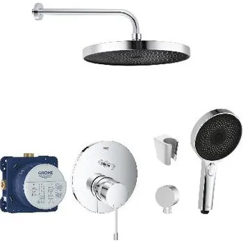 Sprchový set SANITINO - Sprchový set s baterií a tělesem pod omítku Grohe, příslušenství kielle, chrom SANI21GKK012