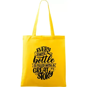 Every empty bottle - Taška bavlněná - 42 x 38 cm ( Žlutá )