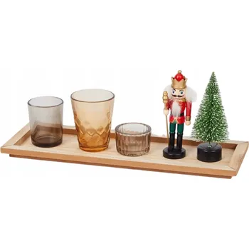 Svícen Svícen na čajové svíčky 12 cm na 3 svíčky