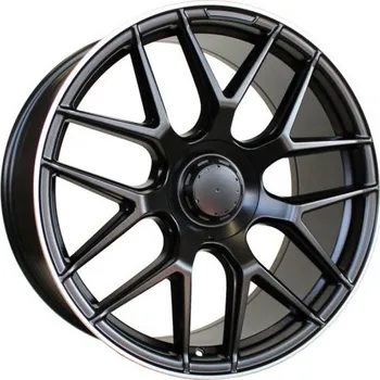 Alu kolo Alu kola Racing Line B5318, 20x9.5 5x112 ET38, černá matná + leštěný límec (zátěžová)