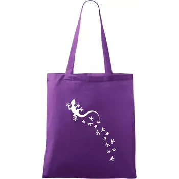 Geocaching Gekoni - Taška bavlněná - 42 x 38 cm ( Fialová )