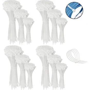 Stahovací páska Upínací pásky, bílé stahovací pásky 2,5 mm 1200 ks