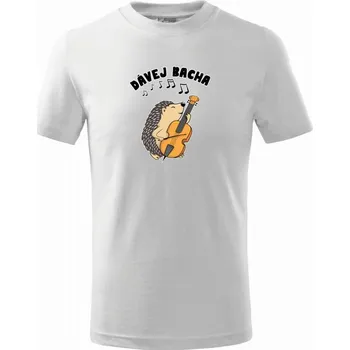 Chlapecké tričko Dávej bacha - Tričko dětské bavlněné - 98 cm / 2 roky ( Bílá )