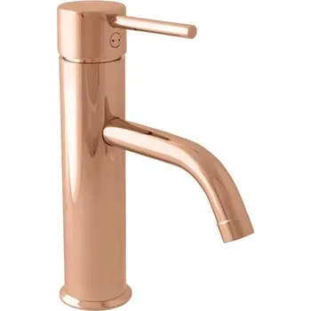 Vodovodní baterie Seina Vodovodní baterie umyvadlová, bez otvírání odpadu, zlatá růžová lesklá SE922.0ZR